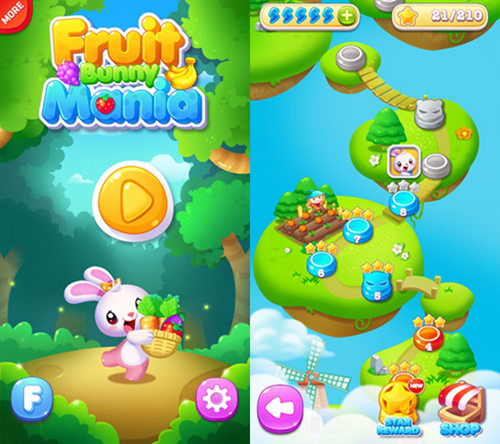 Fruit Bunny Mania(ˮg(ˮ))v1.0.8؈D2