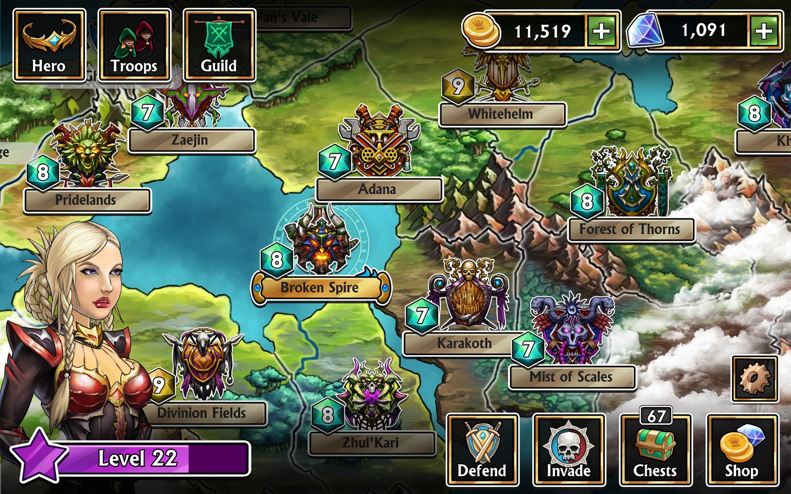 Gems of War(ʯ𠎰׿[)v1.0.692؈D4