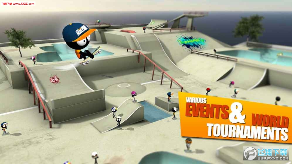 Stickman Skate Battle(˻匦Q׿)v2.3.4؈D1