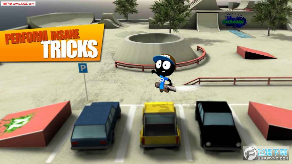 Stickman Skate Battle(˻匦Q׿)v2.3.4؈D2