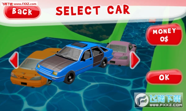 Waterpark Car Racing[