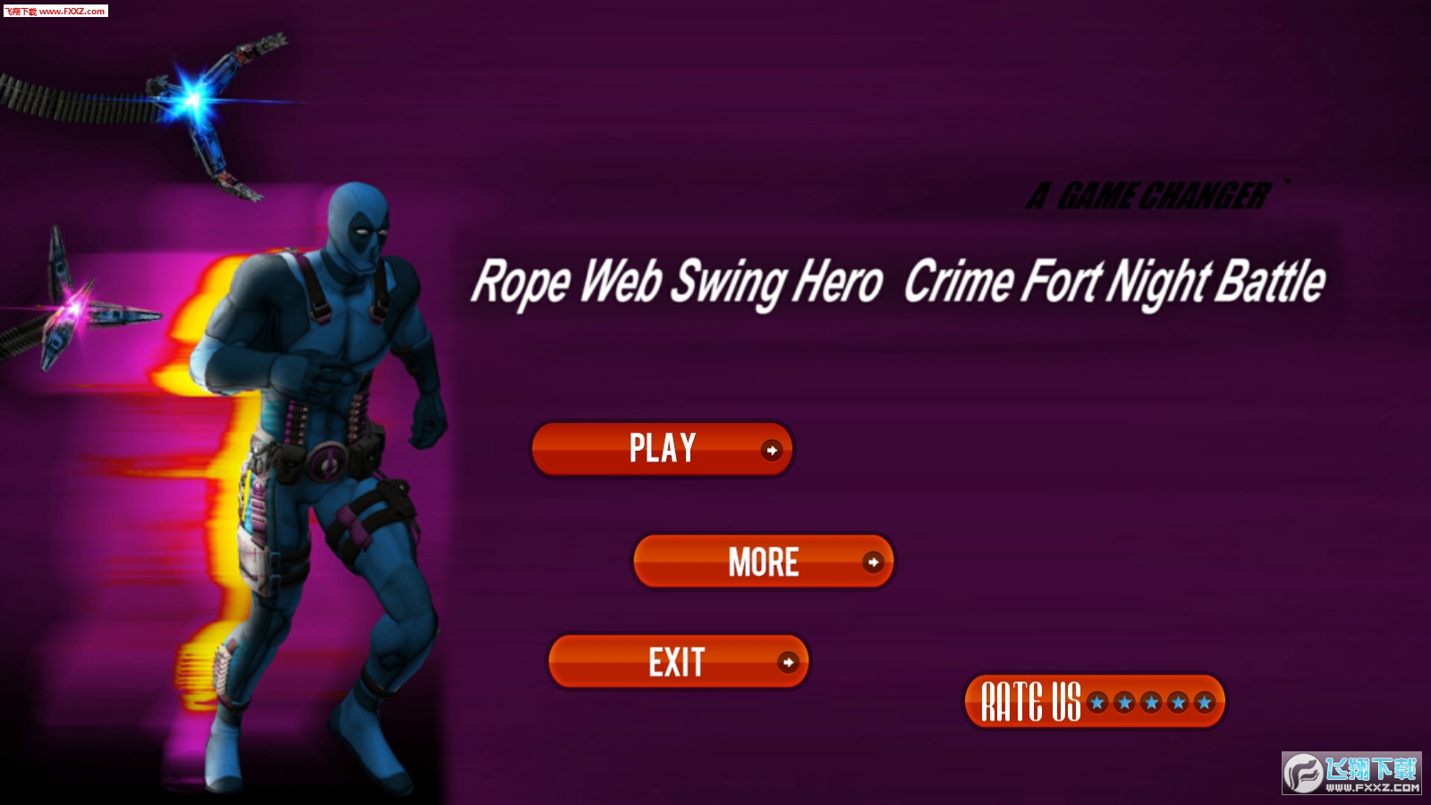 Rope Web Swing Hero : Crime Fort Night Battle(Kҹ[)1.0؈D0