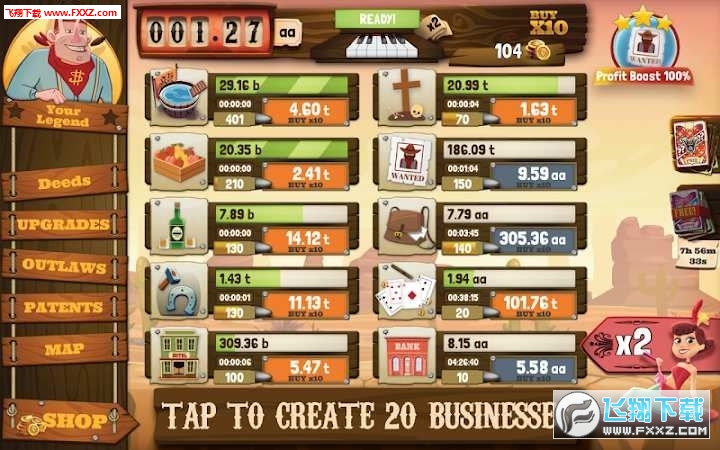 Wild West Saga: Business Tycoon(Ұ°)؈D0