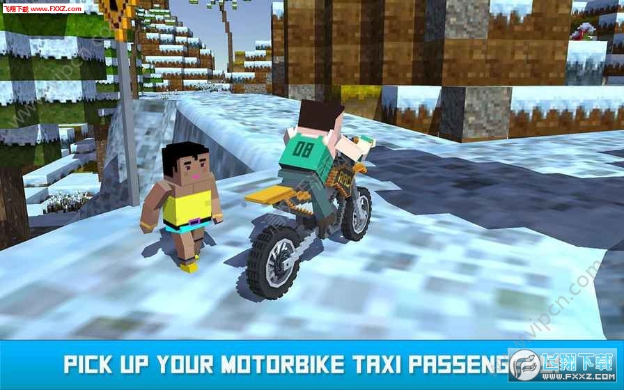 Blocky Moto Bike SIM: Winter Breeze(Ħж΢L)v 1.2 ׿؈D1