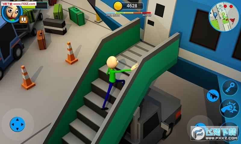 Scary Baldi : Airport Escape Game(Scary Baldi[)؈D0