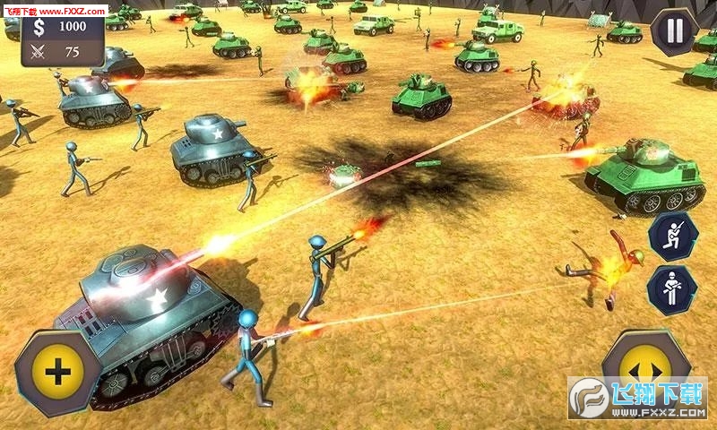 World War 2 Stickman Battle˶ģMv1.5 ׿؈D0