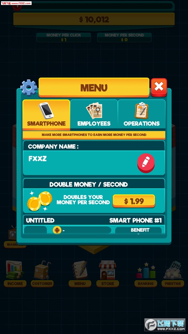 Idle SmartPhone Tycoon(e֙C[)1.0.8؈D1