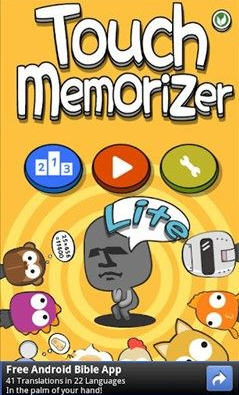 Touch Memorizer(Touch the new icon[)1.06؈D0